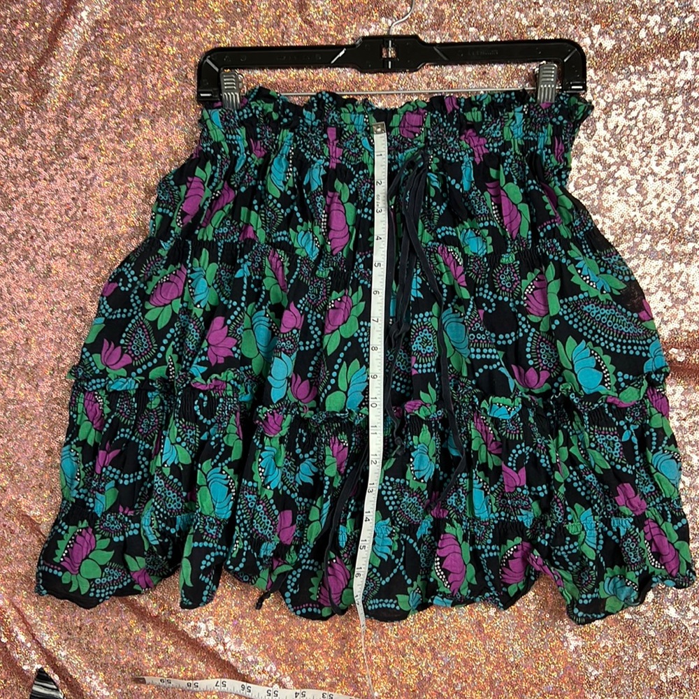 Marc by Marc Jacob’s tiered drawstring skirt floral.